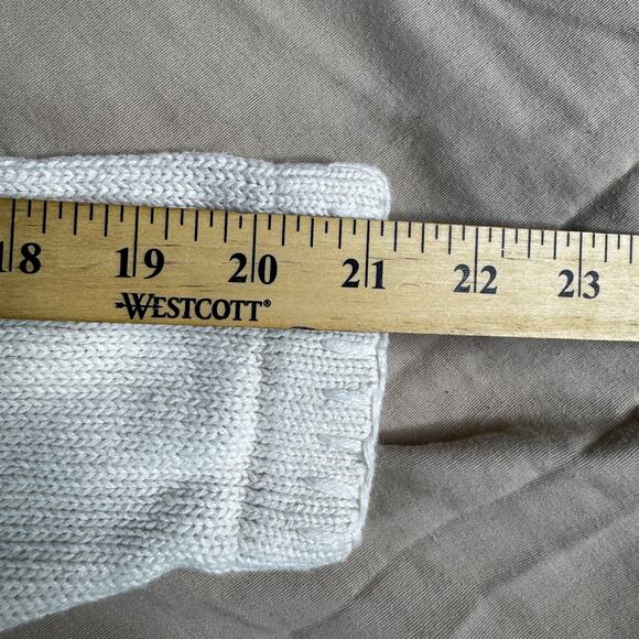 Christmas Sweater Cardigan Women's sz Medium Victoria Jones Applique Embroidery - Picture 7 of 9